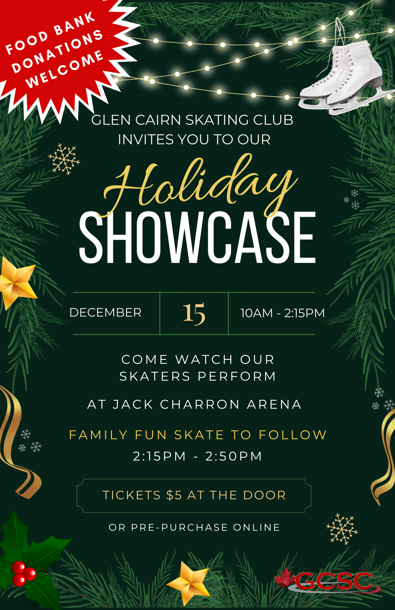 Holiday Showcase :: Glen Cairn Skating Club powered by Uplifter